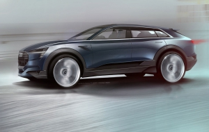 Audi Q6 e-tron quattro 2018 Wallpaper Audi Q6 e-tron quattro 2018 Wallpaper